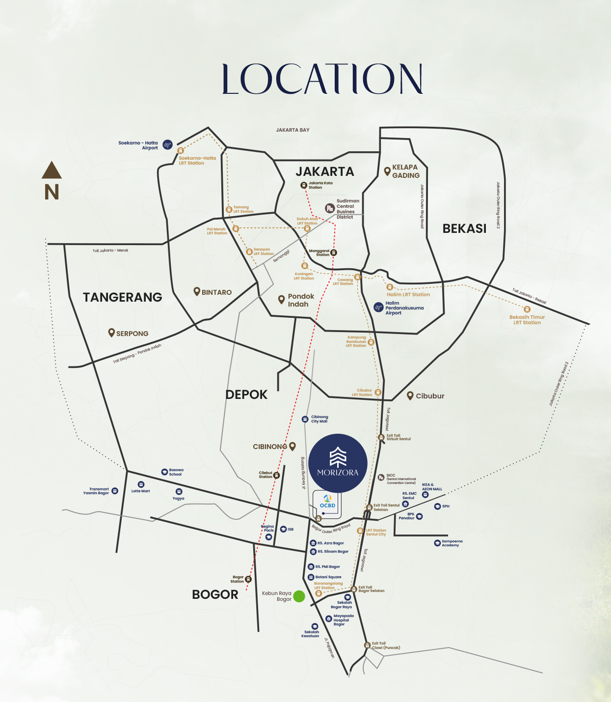 Lokasi Strategis Morizora